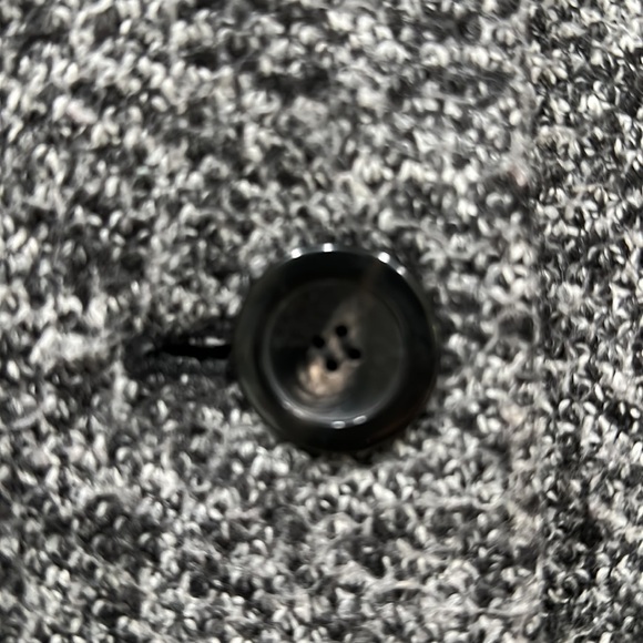 Ann Taylor Coat Womens SP Clay Gray Chesterfield Mid Length Mock Neck - Picture 6 of 7